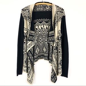 Lucky brand Aztec boho cardigan
